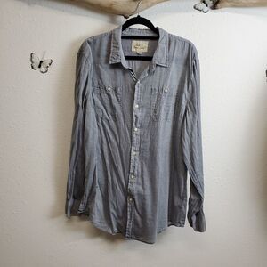 Just a cheap shirt gray blue chambray shirt